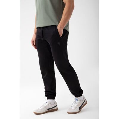 Trec Wear NOWOŚĆ Czarne spodnie dresowe męskie TW BASIC PANTS 182 M BLACK Trec Wear NOWOŚĆ Czarne spodnie dresowe męskie TW BASIC PANTS 182 M BLACK