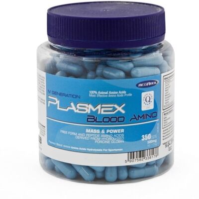 Megabol Plasmex Blood Amino - aminokwasy z hydrolizatu plazmy wołowej - 350tab. Megabol Plasmex Blood Amino - aminokwasy z hydrolizatu plazmy wołowej - 350tab.