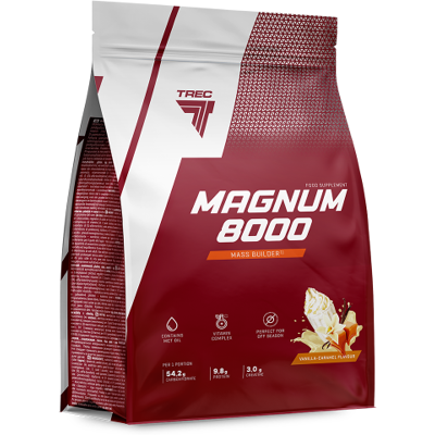 Trec Nutrition Magnum 8000 - Truskawka - 5450g Odżywka na masę Trec Nutrition Magnum 8000 - Truskawka - 5450g Odżywka na masę