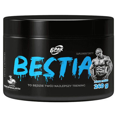 6PAK Nutrition 240g Tropikalny Przedtrening - Wzmacniacz Wydolności 6PAK Nutrition 240g Tropikalny Przedtrening - Wzmacniacz Wydolności