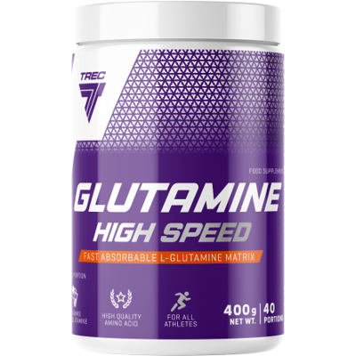 Trec Nutrition Glutamina High Speed - Pomarańczowo-grejpfrutowa - 400g Trec Nutrition Glutamina High Speed - Pomarańczowo-grejpfrutowa - 400g