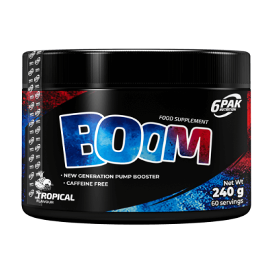 6PAK Nutrition BOOM - Suplement przedtreningowy z AAKG i cytruliną 6PAK Nutrition BOOM - Suplement przedtreningowy z AAKG i cytruliną