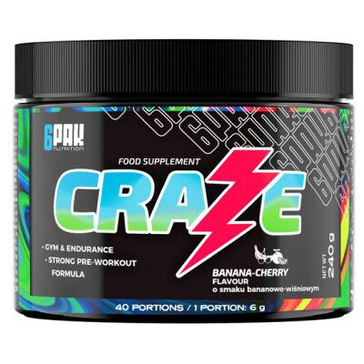 6PAK Nutrition CRAZE 240g 6PAK Nutrition CRAZE 240g