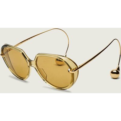 Bottega Veneta Okulary przeciwsłoneczne BV1436S-00 złoty 60 Bottega Veneta Okulary przeciwsłoneczne BV1436S-00 złoty 60