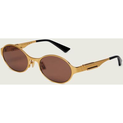 Bottega Veneta Okulary przeciwsłoneczne BV1456S złoty 55 Bottega Veneta Okulary przeciwsłoneczne BV1456S złoty 55