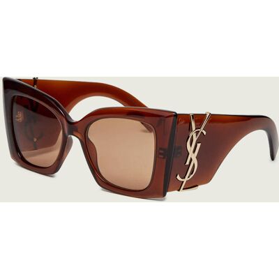 Saint Laurent Okulary przeciwsłoneczne Blaze Crystal SL M119 brązowy 54 Saint Laurent Okulary przeciwsłoneczne Blaze Crystal SL M119 brązowy 54