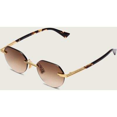 Bottega Veneta Okulary przeciwsłoneczne BV1379S złoty 51 Bottega Veneta Okulary przeciwsłoneczne BV1379S złoty 51