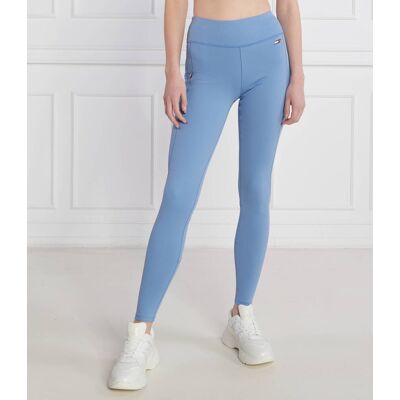 Tommy Sport Legginsy SORONA Slim Fit niebieski XL Tommy Sport Legginsy SORONA Slim Fit niebieski XL