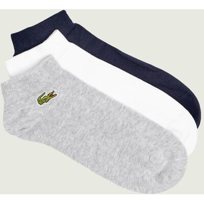 Lacoste Skarpety/stopki 3 pack granatowy 39/42 Lacoste Skarpety/stopki 3 pack granatowy 39/42