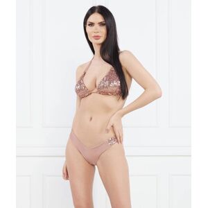 Guess Dół od bikini SEQUINS V BRAZILIAN różowe złoto XL Guess Dół od bikini SEQUINS V BRAZILIAN różowe złoto XL