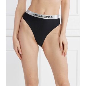 Karl Lagerfeld Dół od bikini czarny M Karl Lagerfeld Dół od bikini czarny M