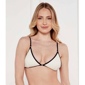 Karl Lagerfeld Góra od bikini kremowy XS Karl Lagerfeld Góra od bikini kremowy XS