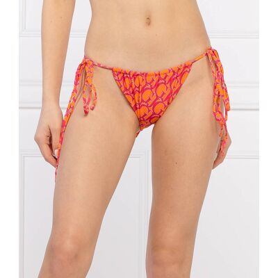 Guess Swimwear Dół od bikini pomarańczowy L Guess Swimwear Dół od bikini pomarańczowy L