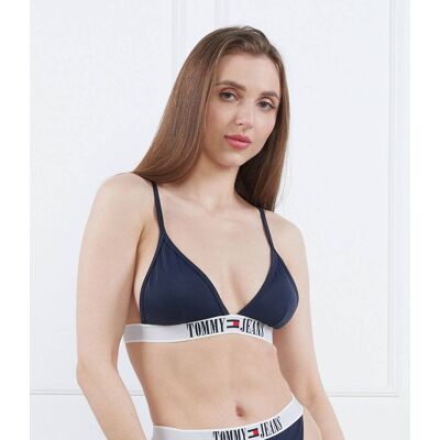 Tommy Hilfiger Góra od bikini ARCHIVE-S TRIANGLE RP granatowy XL Tommy Hilfiger Góra od bikini ARCHIVE-S TRIANGLE RP granatowy XL