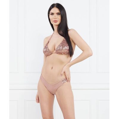 Guess Dół od bikini SEQUINS V BRAZILIAN różowe złoto L Guess Dół od bikini SEQUINS V BRAZILIAN różowe złoto L