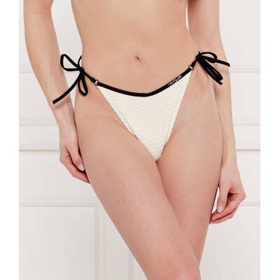 Karl Lagerfeld Dół od bikini kremowy XL Karl Lagerfeld Dół od bikini kremowy XL
