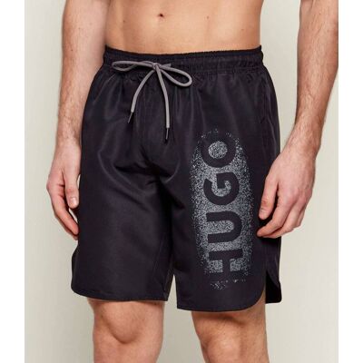 Hugo Bodywear Szorty kąpielowe SPRAY_SWIM Regular Fit czarny M Hugo Bodywear Szorty kąpielowe SPRAY_SWIM Regular Fit czarny M