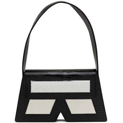 Karl Lagerfeld Torebka na ramię icon k shb czarny OS Karl Lagerfeld Torebka na ramię icon k shb czarny OS