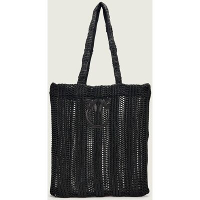 Pinko Torba plażowa Easy czarny OS Pinko Torba plażowa Easy czarny OS