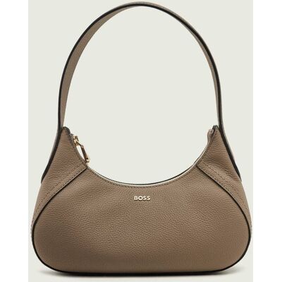 Boss BLACK Skórzane hobo Lenah beżowy OS Boss BLACK Skórzane hobo Lenah beżowy OS
