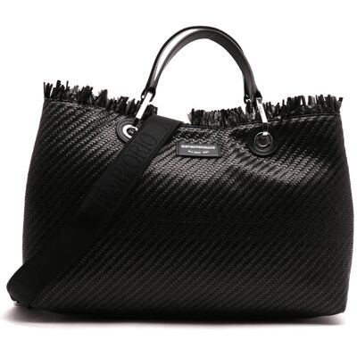Giorgio Armani Emporio Armani Shopperka + saszetka czarny OS Giorgio Armani Emporio Armani Shopperka + saszetka czarny OS