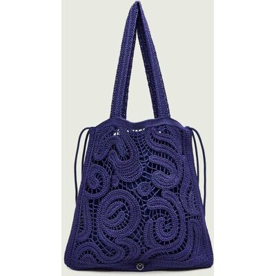 Pinko Torba plażowa GEOMETRICO granatowy OS Pinko Torba plażowa GEOMETRICO granatowy OS