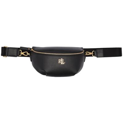 Polo Ralph Lauren LAUREN RALPH LAUREN Skórzana saszetka nerka MARCY czarny OS Polo Ralph Lauren LAUREN RALPH LAUREN Skórzana saszetka nerka MARCY czarny OS
