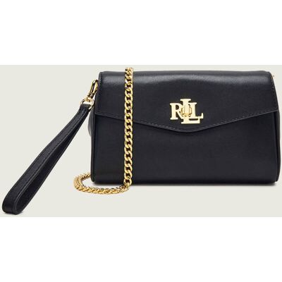 Polo Ralph Lauren LAUREN RALPH LAUREN Skórzana kopertówka Tanner czarny OS Polo Ralph Lauren LAUREN RALPH LAUREN Skórzana kopertówka Tanner czarny OS