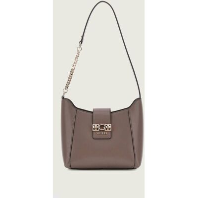 Guess Torebka na ramię JANE beżowy OS Guess Torebka na ramię JANE beżowy OS