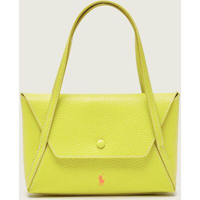 Polo Ralph Lauren Skórzana kopertówka POLO PLAY limonkowy OS Polo Ralph Lauren Skórzana kopertówka POLO PLAY limonkowy OS