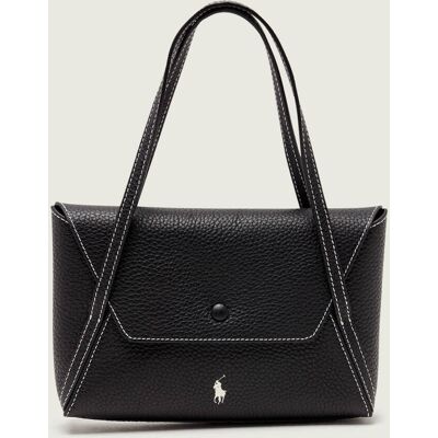 Polo Ralph Lauren Skórzana kopertówka POLO PLAY czarny OS Polo Ralph Lauren Skórzana kopertówka POLO PLAY czarny OS