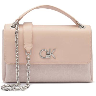 Calvin Klein Torebka na ramię Re-lock pudrowy róż OS Calvin Klein Torebka na ramię Re-lock pudrowy róż OS