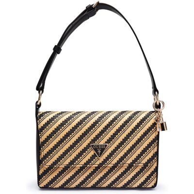 Guess Torebka na ramię SIMONA czarny OS Guess Torebka na ramię SIMONA czarny OS