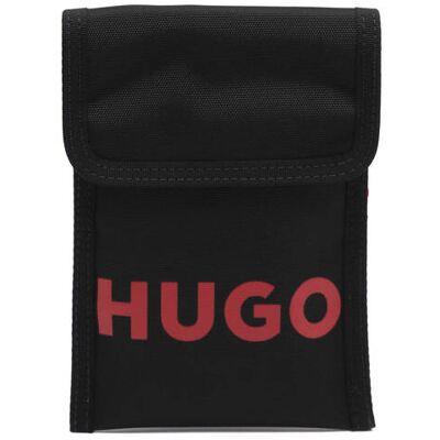 HUGO Torebka na telefon Ethon BL_Phone pouch czarny OS HUGO Torebka na telefon Ethon BL_Phone pouch czarny OS