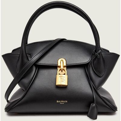 Balmain Skórzany kuferek Pulse Day Small czarny OS Balmain Skórzany kuferek Pulse Day Small czarny OS