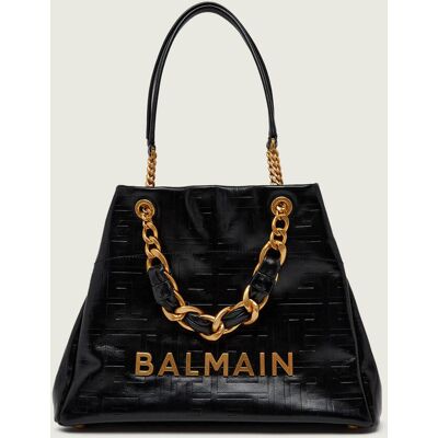 Balmain Skórzana shopperka Endora L czarny OS Balmain Skórzana shopperka Endora L czarny OS
