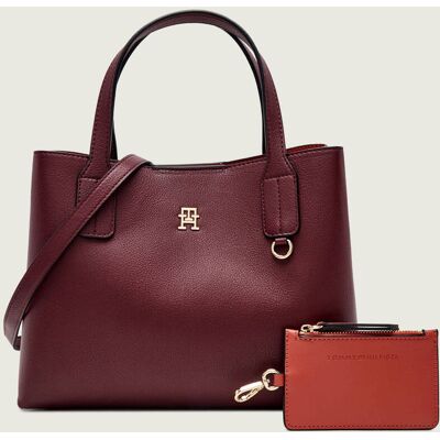 Tommy Hilfiger Kuferek + saszetka TH Icon bordowy OS Tommy Hilfiger Kuferek + saszetka TH Icon bordowy OS