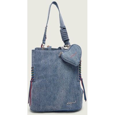 Desigual Jeansowy plecak/torebka TORIO MINI niebieski OS Desigual Jeansowy plecak/torebka TORIO MINI niebieski OS