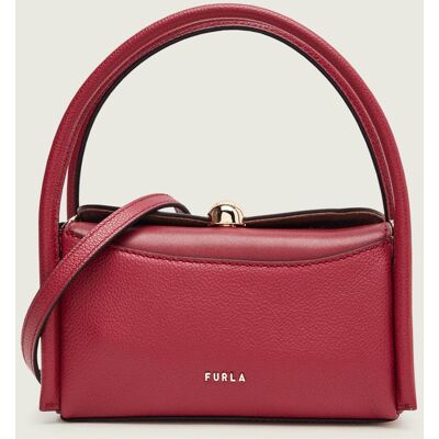 Furla Skórzana torebka na ramię FURLA NICOLE bordowy OS Furla Skórzana torebka na ramię FURLA NICOLE bordowy OS