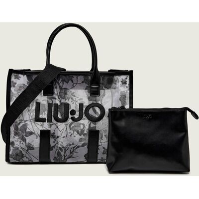 Liu Jo Beachwear Shopperka + saszetka czarny OS Liu Jo Beachwear Shopperka + saszetka czarny OS