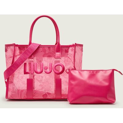 Liu Jo Beachwear Shopperka + saszetka fuksja OS Liu Jo Beachwear Shopperka + saszetka fuksja OS