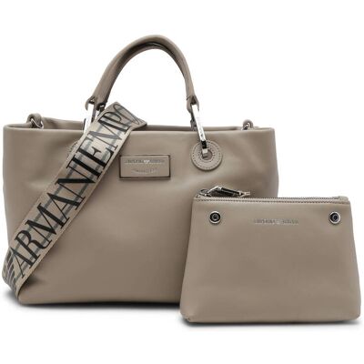 Giorgio Armani Emporio Armani Torebka na ramię + saszetka beżowy OS Giorgio Armani Emporio Armani Torebka na ramię + saszetka beżowy OS