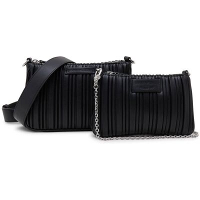 Giorgio Armani Emporio Armani Torebka na ramię 4w1 czarny OS Giorgio Armani Emporio Armani Torebka na ramię 4w1 czarny OS