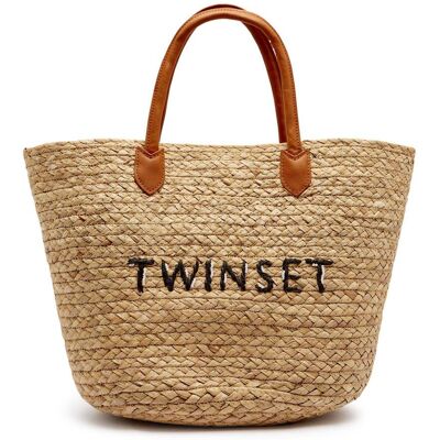 Twinset U&B; Torba plażowa beżowy OS Twinset U&B; Torba plażowa beżowy OS