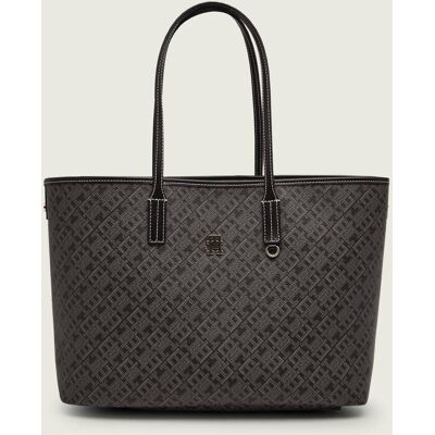 Tommy Hilfiger Shopperka + saszetka MONOPLAY czarny OS Tommy Hilfiger Shopperka + saszetka MONOPLAY czarny OS