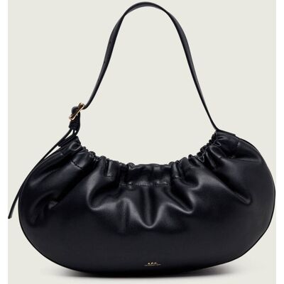 A.P.C. Skórzana torebka na ramię Sac Ninon czarny OS A.P.C. Skórzana torebka na ramię Sac Ninon czarny OS