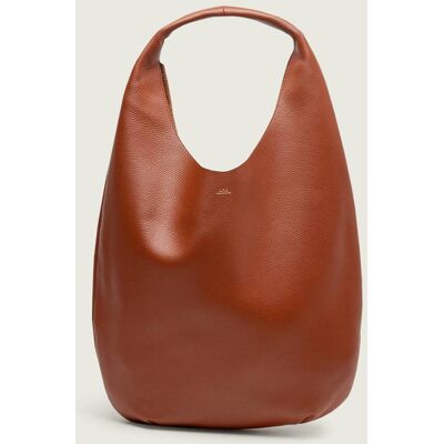 A.P.C. Skórzane hobo Le Neige brązowy OS A.P.C. Skórzane hobo Le Neige brązowy OS