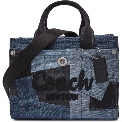Coach Jeansowy kuferek Cargo niebieski OS Coach Jeansowy kuferek Cargo niebieski OS