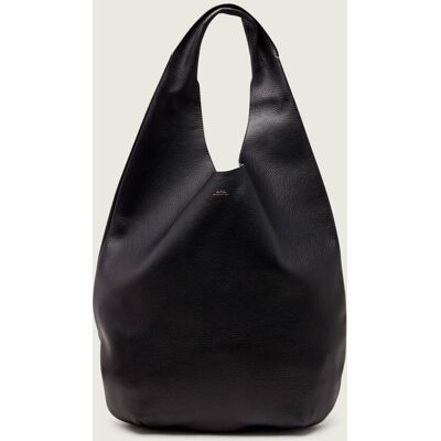 A.P.C. Skórzane hobo Le Neige czarny OS A.P.C. Skórzane hobo Le Neige czarny OS