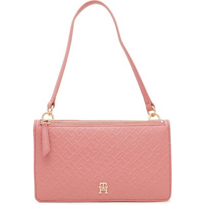 Tommy Hilfiger Torebka na ramię REFINED MONO różowy OS Tommy Hilfiger Torebka na ramię REFINED MONO różowy OS